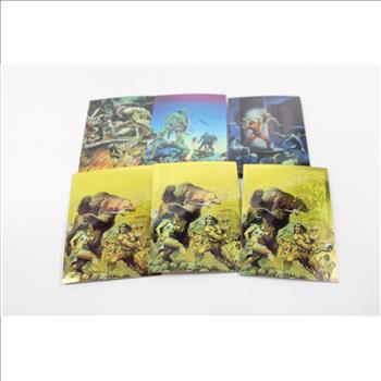 1994 All Chromium Conan II Trading Cards - 14 Trading Cards