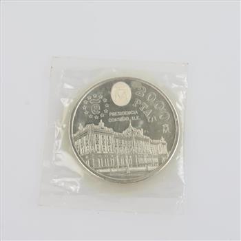 1995 Spanish Silver 2000 Pesetas