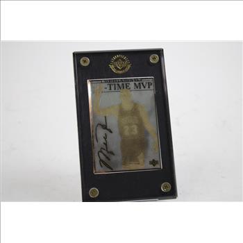 1996 Michael Jordan Upper Deck 4-Time MVP #350 Gold Card