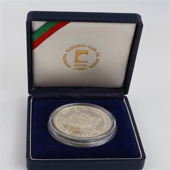 1996 Portugal D. Fernando II & Gloria Frigate Silver Proof 1000 Escudos