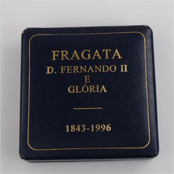 1996 Portugal D. Fernando II & Gloria Frigate Silver Proof 1000 Escudos