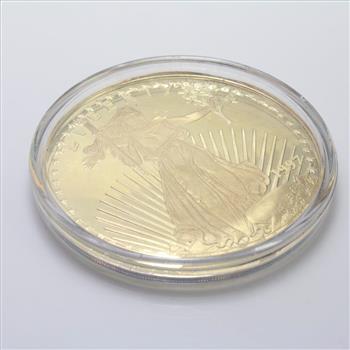 1998 Giant 1/4 Lb Silver Golden Eagle Proof, Comes With CoA