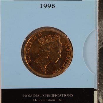 1998 Royal Australian Mint One Dollar Uncirculated Commemorative Coin
