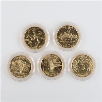 1999 P&D Statehood Quarters, 5 Pieces