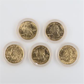 1999 P&D Statehood Quarters, 5 Pieces