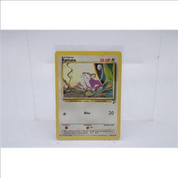 1999 Pokemon WOTC Base Set 2 Rattata 89/130