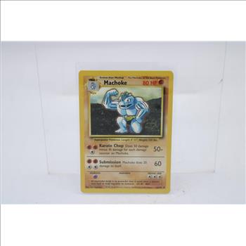 1999 Pokemon WOTC Base Set Machoke 34/102