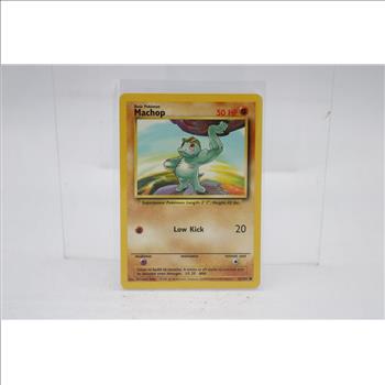 1999 Pokemon WOTC Base Set Machop 52/102