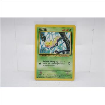 1999 Pokemon WOTC Base Set Weedle 69/102