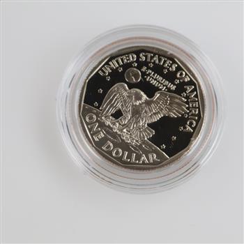 1999 Susan B. Anthony Proof Dollar W/ COA