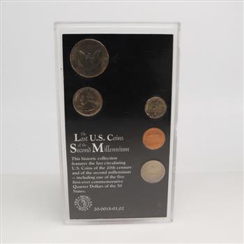 1999 The Last US Coins Of The Second Millennium Set