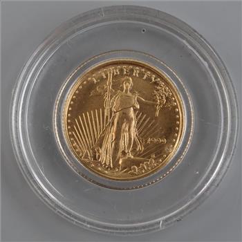 1999 US American Eagle Fine Gold 5 Dollars 1/10oz