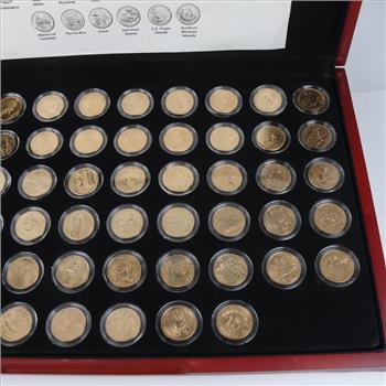 1999-2009 Statehood Quarter Complete Set; 56 Pieces