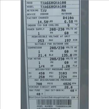 Tempstar A/C Compressor  **INDUSTRY (CA) APPT ONLY**