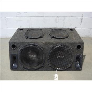 Four Subwoofers In A Ported Box