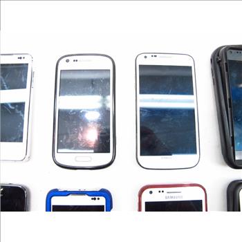 Samsung And Other Assorted Cell Phones - 12 Pieces