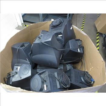 Dell CRT Monitor Lot, 13+ Pieces