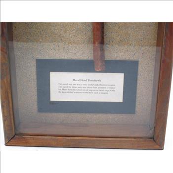 Metal Head Tomahawk In Display Case