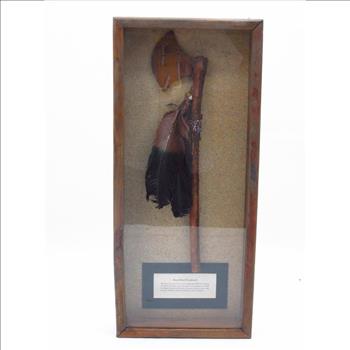Metal Head Tomahawk In Display Case