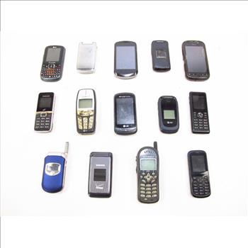 Samsung And Other Assorted Cell Phones, 15+ Pieces