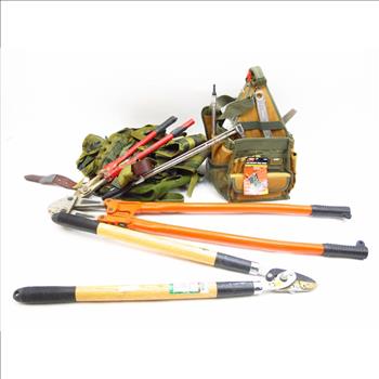 American Tool Exchange Tool Pouch, Bolt Cutters And More