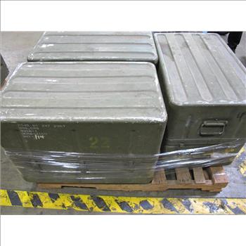 Military Style Storage Containers, 3 Pieces