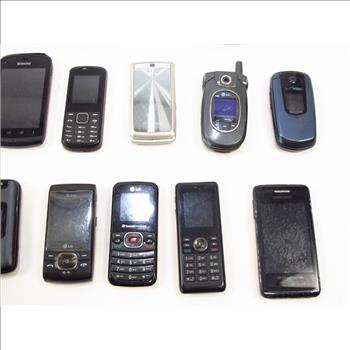 Samsung And Other Assorted Cell Phones, 10+ Pieces