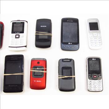 Samsung And Other Assorted Cell Phones, 10+ Pieces