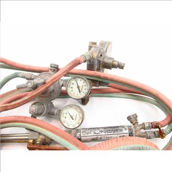 Victor Tool Box With Welding Torch And Regulators