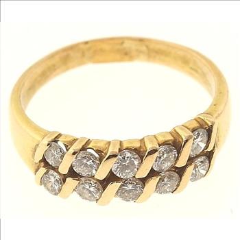 0.60ctw Diamond 14kt Gold Ring