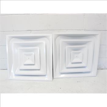 Lima Ceiling  Air Diffusers, 2 Pieces