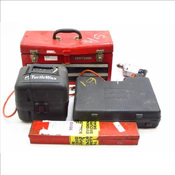 Turtle Wax Buffer, Max Power Drill, And More