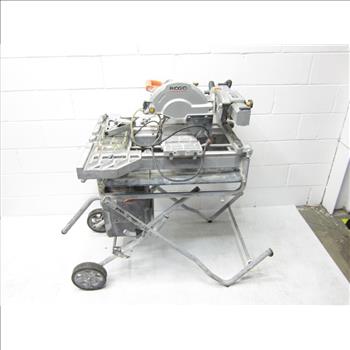 Ridgid Commercial Tile Saw With Stand