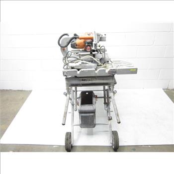 Ridgid Commercial Tile Saw With Stand
