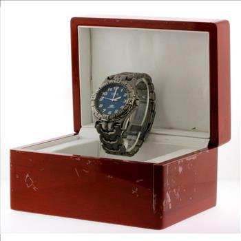 FOSSIL Blue Titanium Quartz Watch