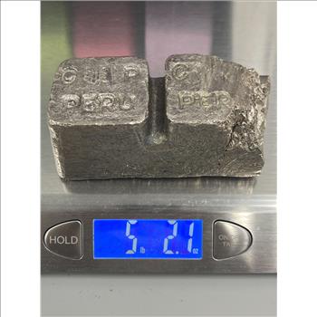 Iridium - Platinum Ingot - Ir90/Pt10 - 2321.5g