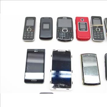 Samsung And Other Assorted Cell Phones, 10+ Pieces