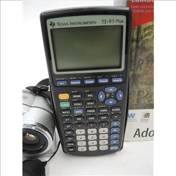 Texas Instruments TI83 Plus And More, 3 Pieces