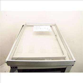 Identix Fingerprint Scanner With Computer And Cabinet With Servers - 2 Pieces