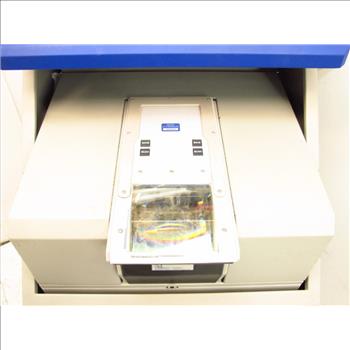 Identix Fingerprint Scanner With Computer And Cabinet With Servers - 2 Pieces