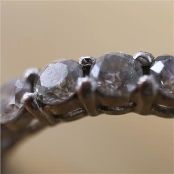 3.24cts TW Diamond Platinum Eternity Wedding Band-Evaluated By Our Certified Gemologist-AGS/GIA