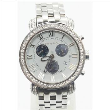 Men's Benny & Co. 3 Carat Diamond Watch - Evaluated By Independent Specialist
