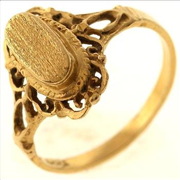 2.5 Gram 14kt Yellow Gold Ring