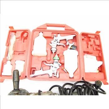 Husky Spray Gun Kit, Black & Decker Sander, And More