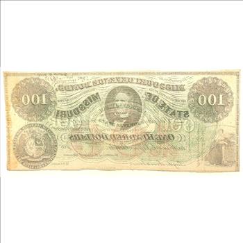 186X State Of Missouri $100 Defence Bond Note