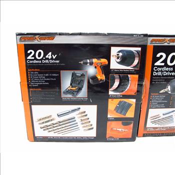Pro X One Cordless Drill - 2 Pieces