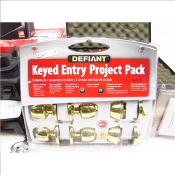 Defiant Door Knob Lock Set, Scotch Laminator And More - 10+ Pieces