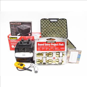 Defiant Door Knob Lock Set, Scotch Laminator And More - 10+ Pieces