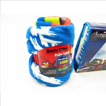 Angry Birds Blanket And Avenger Sheet Set