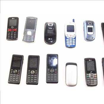 Samsung & Other Assorted Cell Phones, 10+ Pieces